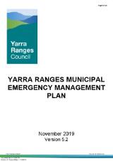 Thumbnail - Yarra Ranges municipal emergency management plan