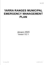 Thumbnail - Yarra Ranges municipal emergency management plan.