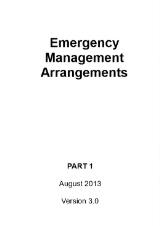 Thumbnail - Emergency management arrangements. Part 1