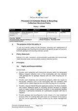 Thumbnail - Provision of Kerbside Waste & Recycling Collection Services Policy - CP055 [2011].