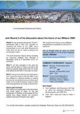 Thumbnail - Mildura CBD Plan Update : Join Round 2 of the Discussion about the Future of Mildura CBD!.
