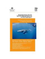 Thumbnail - Monitoring whales within the Reef 2050 Integrated Monitoring and Reporting Program : final report of the Whales Team in the Megafauna Expert Group