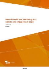 Thumbnail - Mental health and wellbeing Act : update and engagement paper.