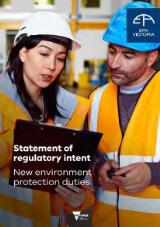 Thumbnail - Statement of regulatory intent : new environment protection duties.