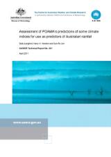 Thumbnail - Assessment of POAMA's predictions of some climate indices for use as predictors of Australian rainfall