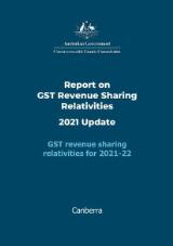 Thumbnail - Report on GST Revenue Sharing Relatives 2021 update : GST revenue sharing relativities for 2021-22.