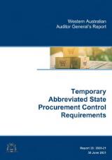 Thumbnail - Temporary abbreviated state procurement control requirements