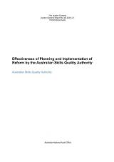 Thumbnail - Effectiveness of planning and implementation of reform by the Australian Skills Quality Authority : Australian Skills Quality Authority
