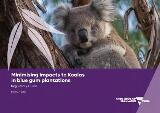 Thumbnail - Minimising impacts to Koalas in blue gum plantations regulatory guide.
