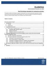 Thumbnail - Reef discharge standards for industrial activities : guideline.