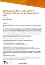 Thumbnail - Pial/tuaany de Nhom ku Löŋ ë Piath Thuɔŋjäŋ - cök piny ku warɛŋde mukë rot thïn.
