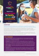 Thumbnail - Families in Australia survey - towards COVID normal. Report no. 1, Connection to family, friends and community