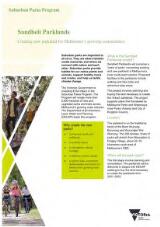 Thumbnail - Suburban Parks Program : Sandbelt parklands : creating new parkland for Melbourne's growing communities.