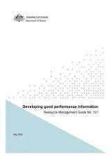 Thumbnail - Developing good performance information.