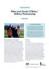 Thumbnail - Mike and Sarah O'Brien, Wilfour Partnership : case study.