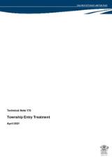 Thumbnail - Technical note 170 : Township entry treatment