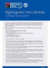 Thumbnail - Digital government services : building for peak demand