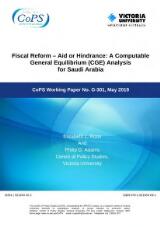 Thumbnail - Fiscal Reform - Aid or Hindrance: A Computable General Equilibrium (CGE) Analysis for Saudi Arabia