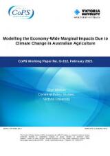 Thumbnail - Modelling the Economy-Wide Marginal Impacts Due to Climate Change in Australian Agriculture