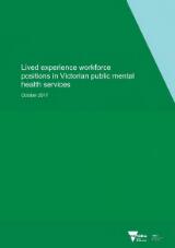 Thumbnail - Lived experience workforce positions in Victorian public mental health services.