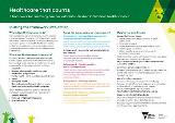 Thumbnail - Healthcare that counts : a framework for improving care for vulnerable children in Victorian health services.