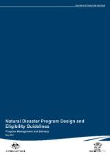 Thumbnail - Natural disaster program design and eligibility guidelines : program management and delivery.
