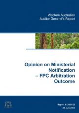 Thumbnail - Opinion on ministerial notification - FPC arbitration outcome