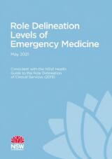Thumbnail - Role delineation levels of emergency medicine : consistent with the NSW Health guide to the role delineation of clinical services (2019).