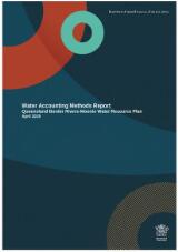 Thumbnail - Water accounting methods report : Queensland Border Rivers-Moonie water resource plan