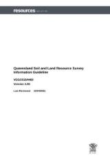 Thumbnail - Queensland Soil and Land Resource Survey : information guideline