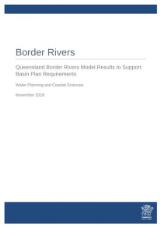 Thumbnail - Border Rivers : Queensland Border Rivers model results to support basin plan requirements