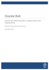 Thumbnail - Granite Belt : Granite Belt model results to support basin plan requirements