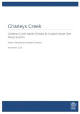 Thumbnail - Charleys Creek : Charleys Creek model results to support basin plan requirements