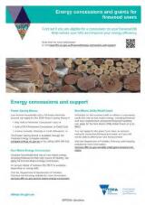 Thumbnail - Energy concessions and grants for firewood users.