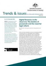 Thumbnail - Digital forensics in the cloud era : the decline of passwords and the need for legal reform