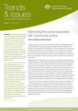 Thumbnail - Estimating the costs associated with community justice