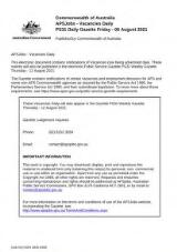 Thumbnail - APSjobs-vacancies daily ... daily gazette.