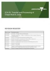 Thumbnail - ICA-22 : Transfer and processing of grape must & juice.