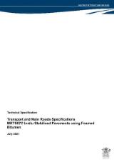 Thumbnail - MRTS07C Insitu stabilised pavements using foamed bitumen : Transport and Main Roads specifications.