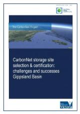 Thumbnail - CarbonNet storage site selection and certification : challenges and successes