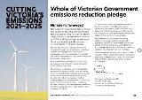 Thumbnail - Whole of Victorian government emissions reduction pledge.