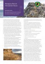 Thumbnail - Managing natural (terrestrial) values : discussion paper : Maria Island National Park and Ile des Phoques Nature Reserve Management Plan and Maria Island National Park Darlington Site Plan