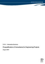 Thumbnail - C7511 Information brochure : prequalification of consultants for engineering projects.