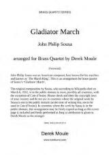 Thumbnail - Gladiator March John Philip Sousa : arranged for Brass Quartet