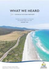 Thumbnail - What we heard : consultation report : summary of consultation on Tasmania's next climate change action plan
