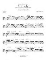 Thumbnail - Prelude Johann Sebastian Bach BWV 1007 : arrangement for guitar