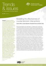 Thumbnail - Modelling the effectiveness of counter-terrorism interventions