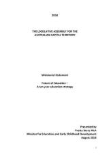 Thumbnail - Ministerial statement Future of Education - A ten year education strategy.