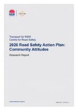 Thumbnail - 2026 road safety action plan : community attitudes