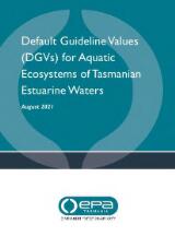 Thumbnail - Default guideline values (DGVs) for aquatic ecosystems of Tasmanian estuarine waters